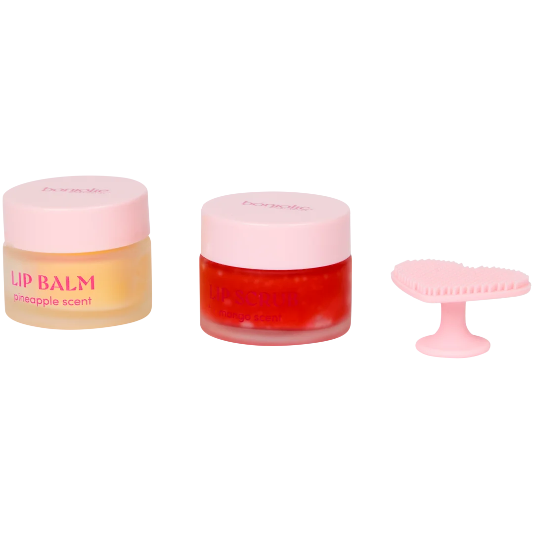 💋 Bonjolie Set pentru îngrijirea buzelor – Ananas & Mango