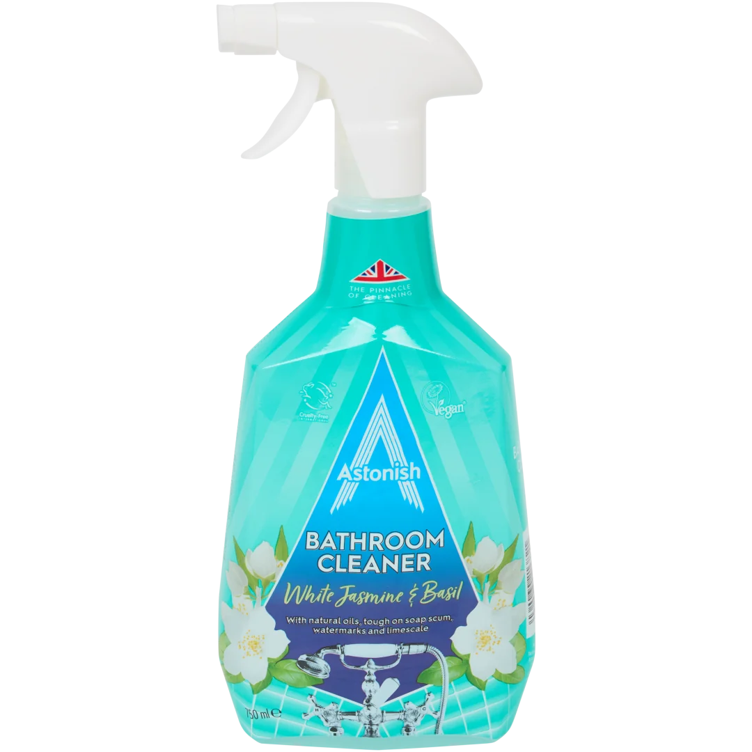 Astonish Spray pentru Curățarea Băii – Iasomie & Busuioc, 750 ml