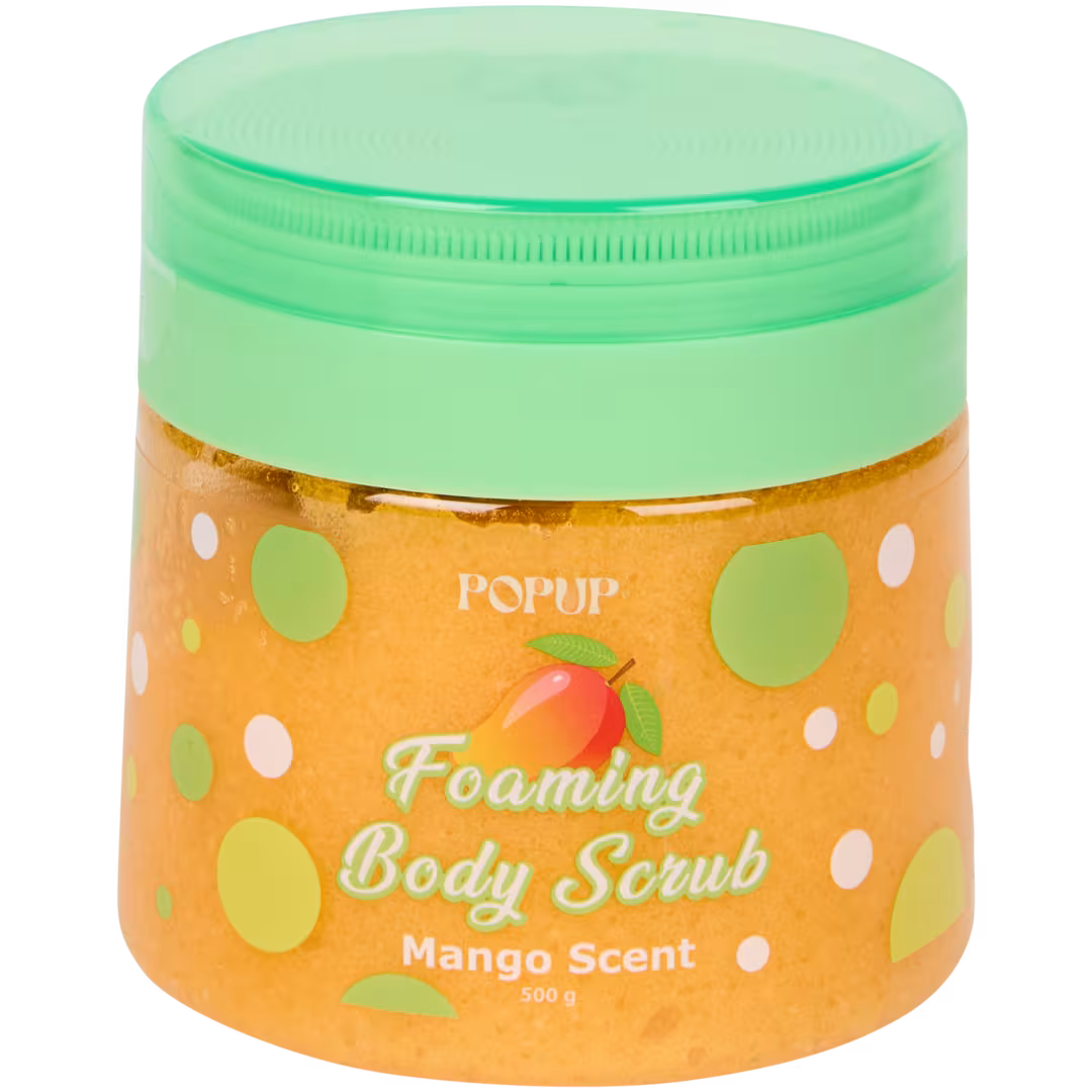🥭 POPUP Foaming Body Scrub – Mango, 500 g