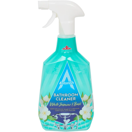 Astonish Spray pentru Curățarea Băii – Iasomie & Busuioc, 750 ml