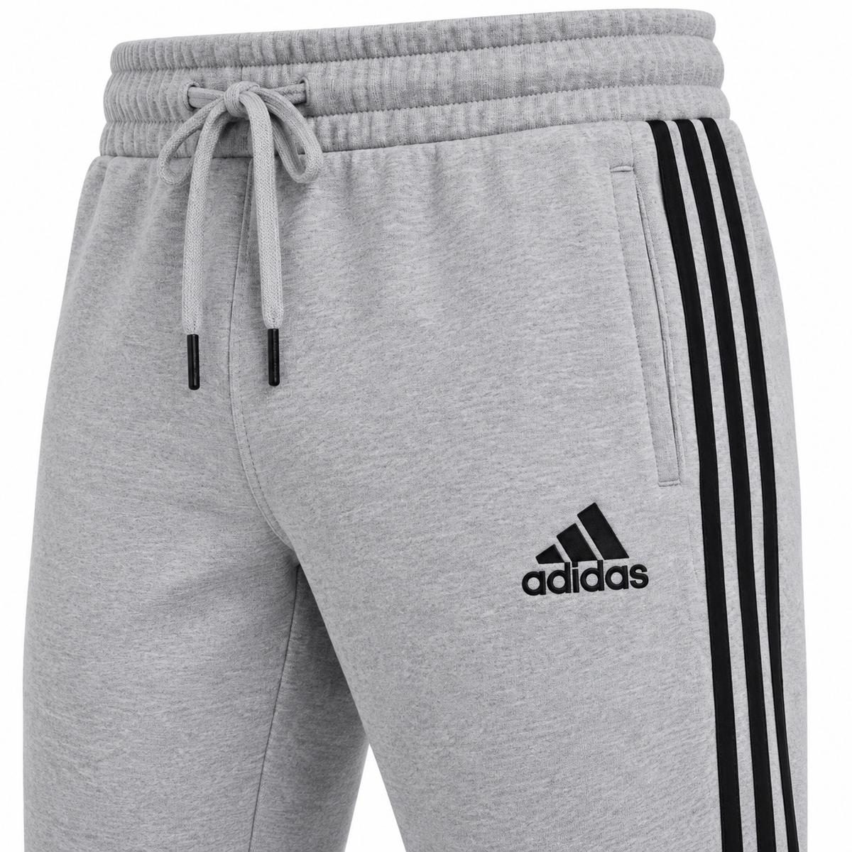 👖 Pantaloni Adidas Essentials 3-Stripes Fleece – Gri