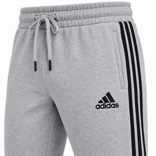 👖 Pantaloni Adidas Essentials 3-Stripes Fleece – Gri