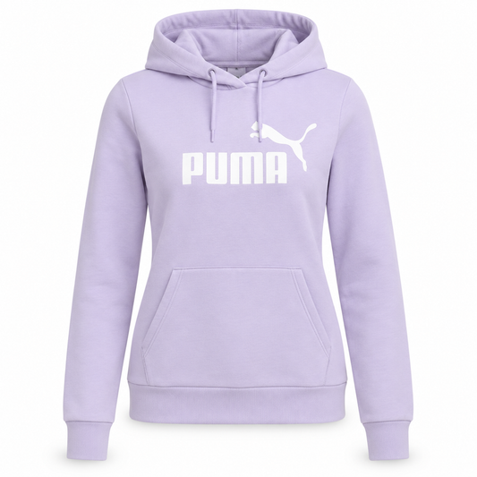 💜 Hanorac Puma ESS No. 1 Logo Hoodie Damă – Mov Deschis
