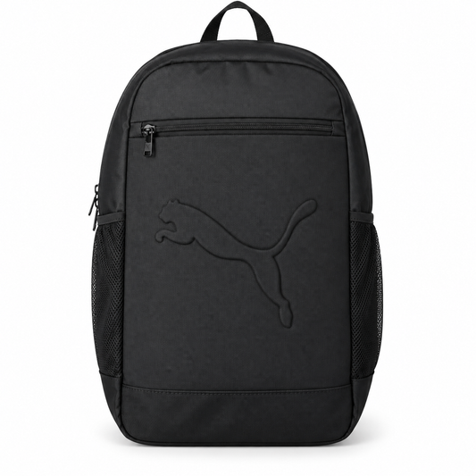 🎒 Rucsac Puma Buzz Negru – Compartimente Multiple & Buzunare Laterale