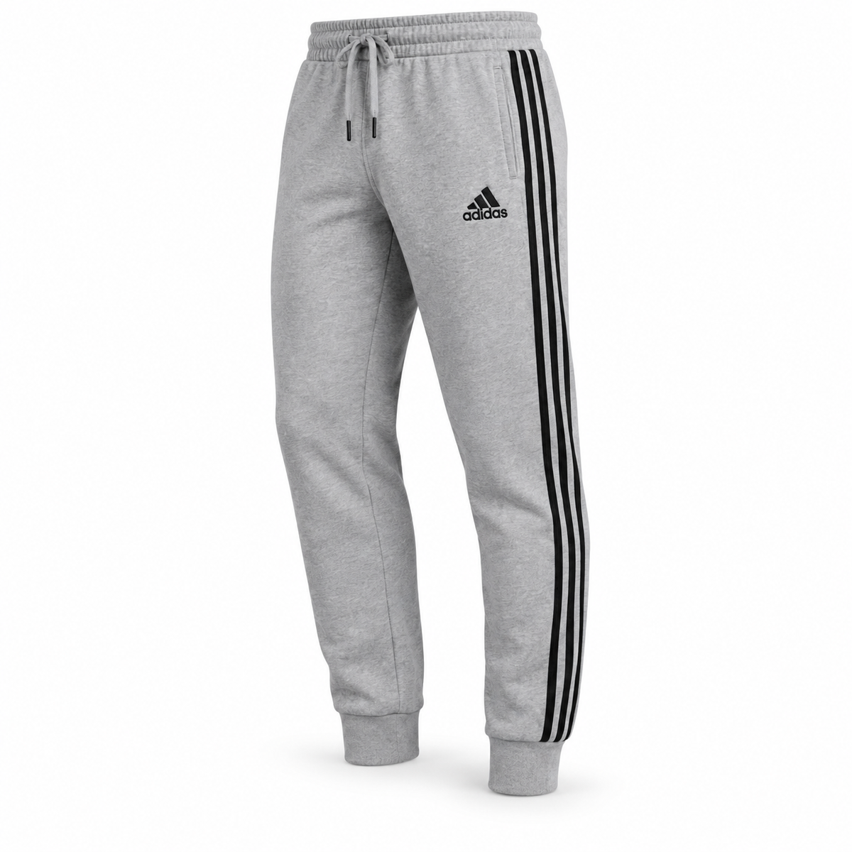 👖 Pantaloni Adidas Essentials 3-Stripes Fleece – Gri