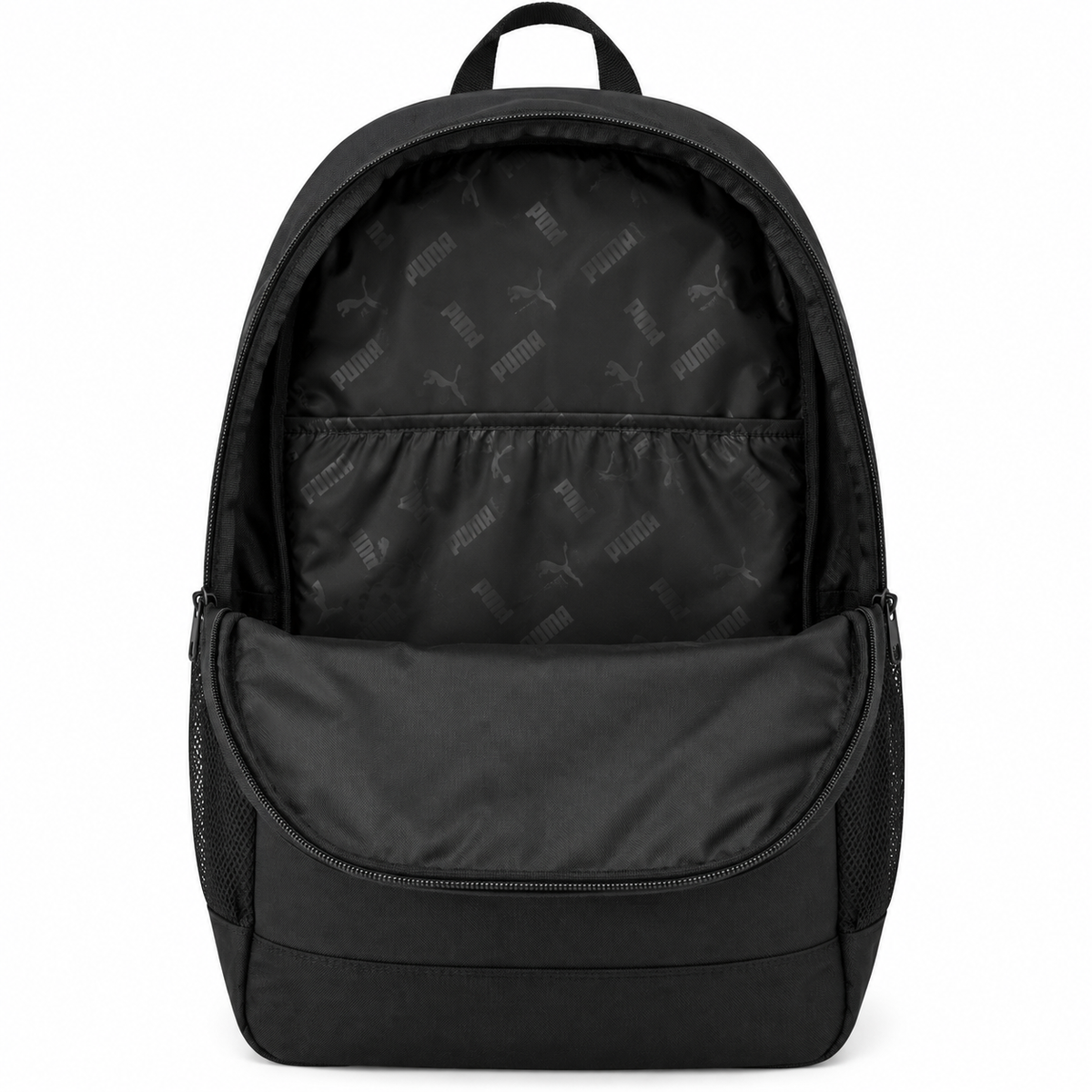🎒 Rucsac Puma Buzz Negru – Compartimente Multiple & Buzunare Laterale