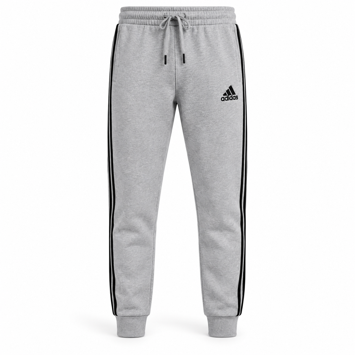 👖 Pantaloni Adidas Essentials 3-Stripes Fleece – Gri